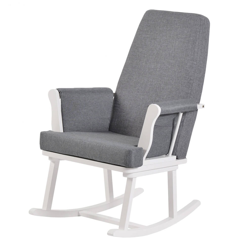 KUB Haldon Rocking Chair - Grey (White)